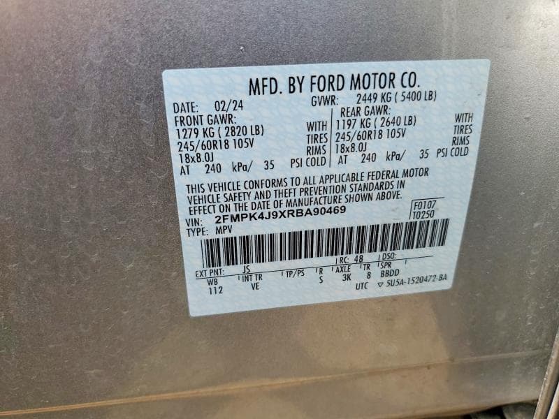 2024 FORD EDGE SEL 13