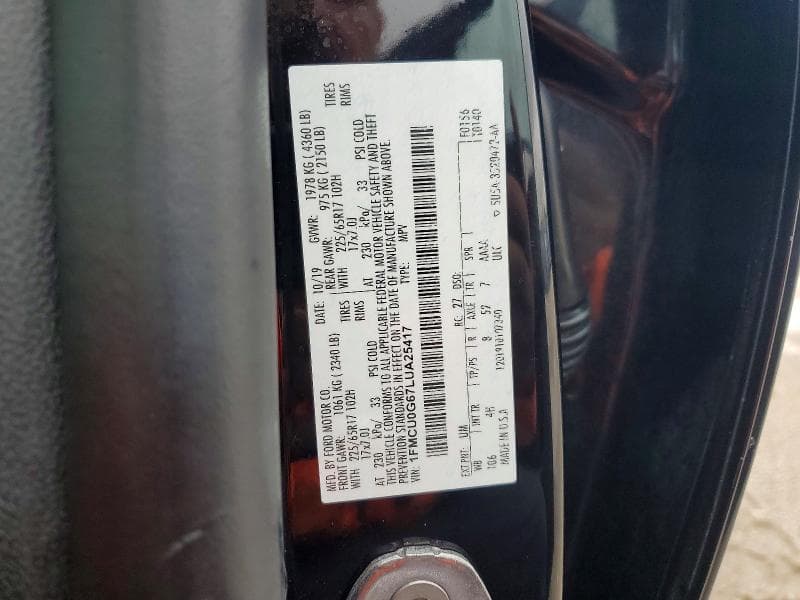 2020 FORD ESCAPE SE SE 14