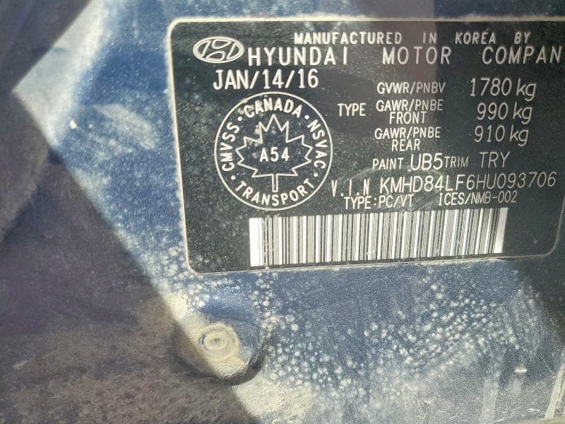 2017 HYUNDAI ELANTRA SE SE 12