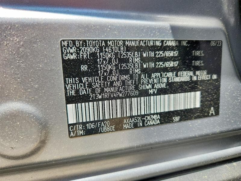 2023 TOYOTA RAV4 XLE 13