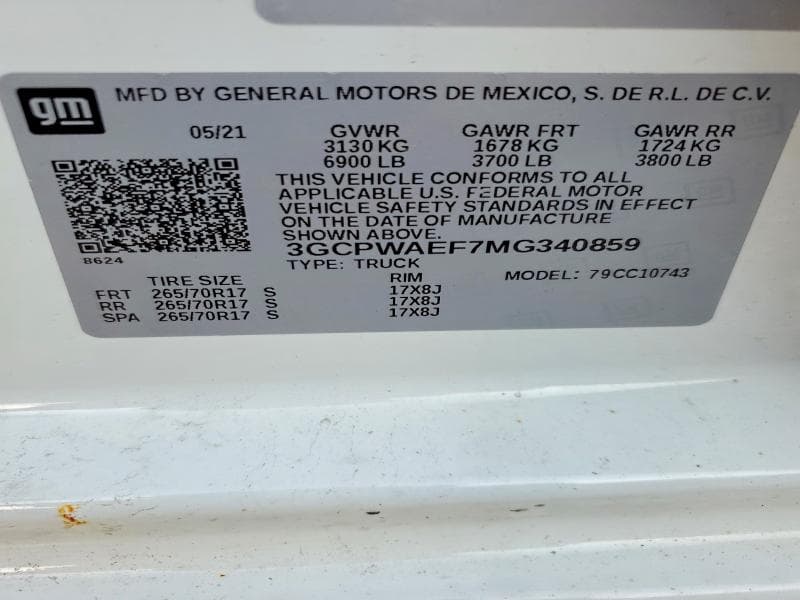 2021 CHEVROLET SILVERADO C1500 C1500 13