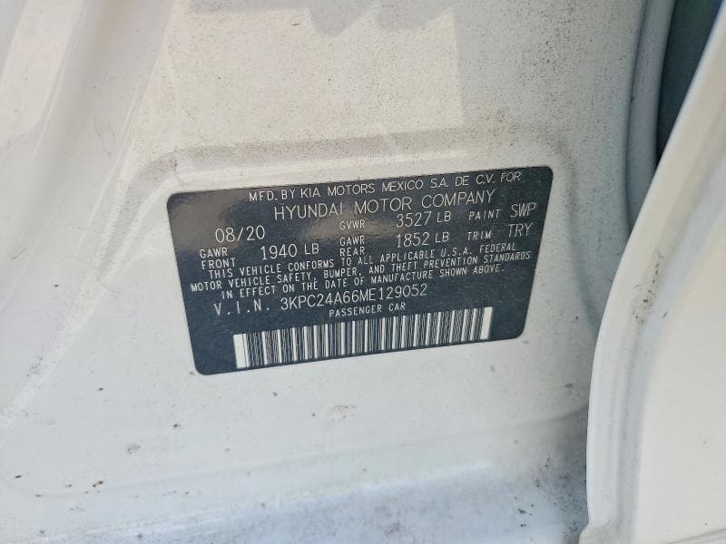 2021 HYUNDAI ACCENT SE SE 12