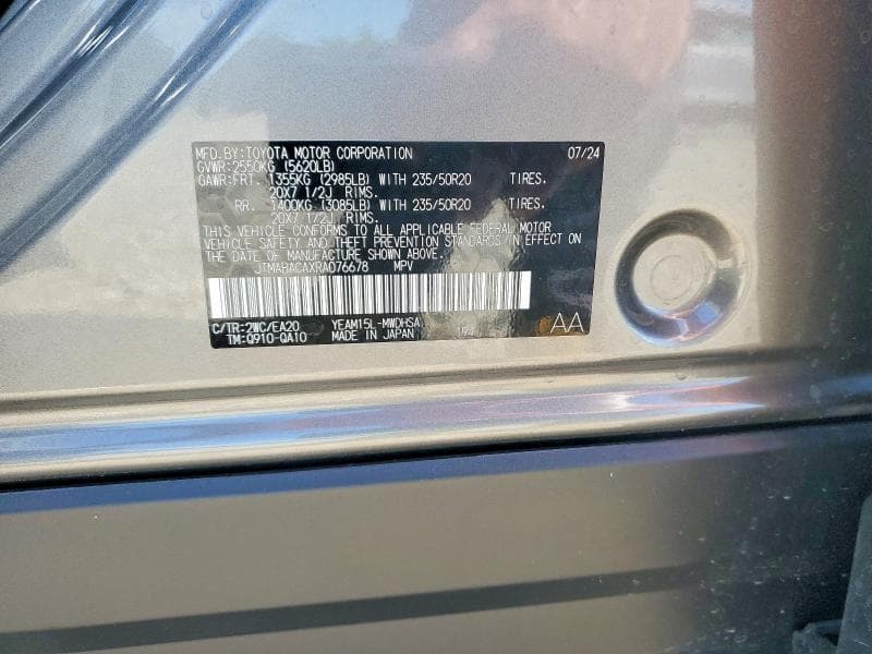 2024 TOYOTA BZ4X LIMITED 12