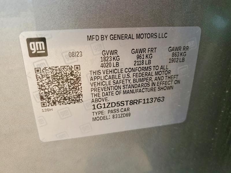 2024 CHEVROLET MALIBU LT 12