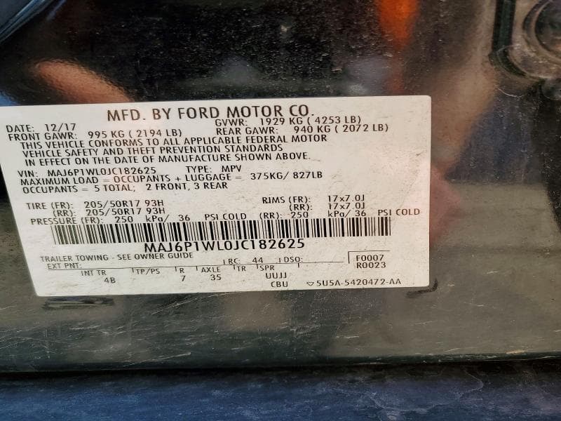 2018 FORD ECOSPORT TITANIUM 13