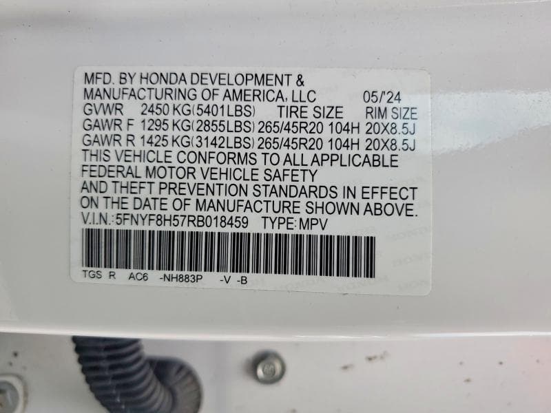 2024 HONDA PASSPORT EXL EXL 13