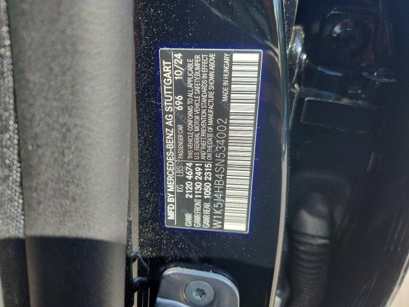 2025 MERCEDES-BENZ CLA 250 4MATIC 250 4MATIC 12