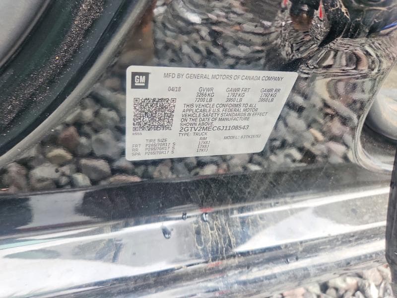 2018 GMC SIERRA K1500 SLE 12