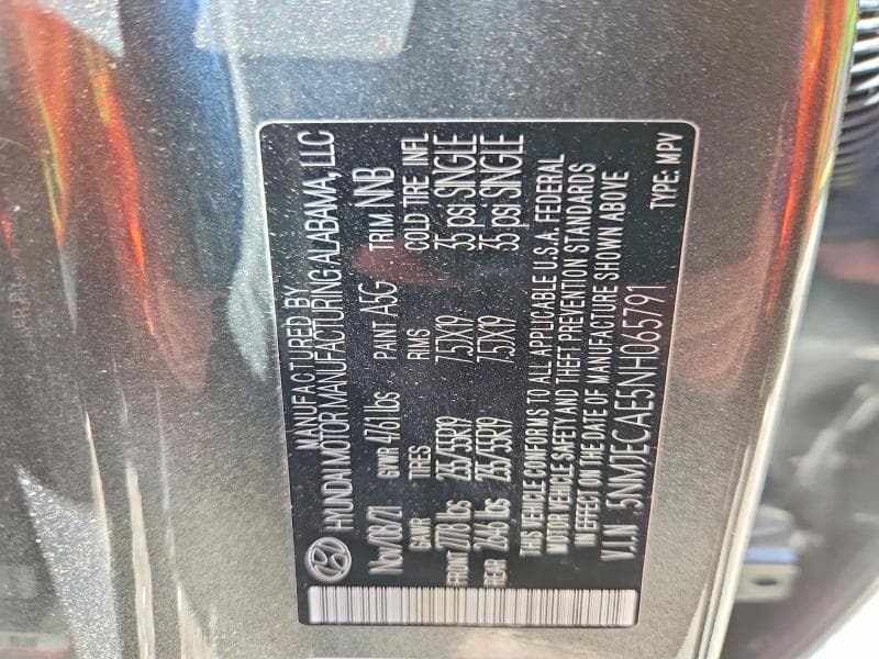 2022 HYUNDAI TUCSON LIMITED 13