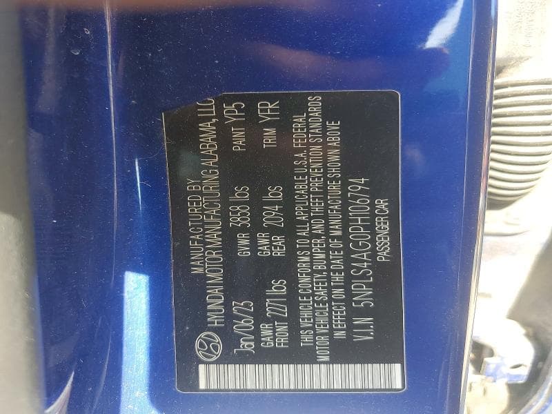 2023 HYUNDAI ELANTRA SEL 12