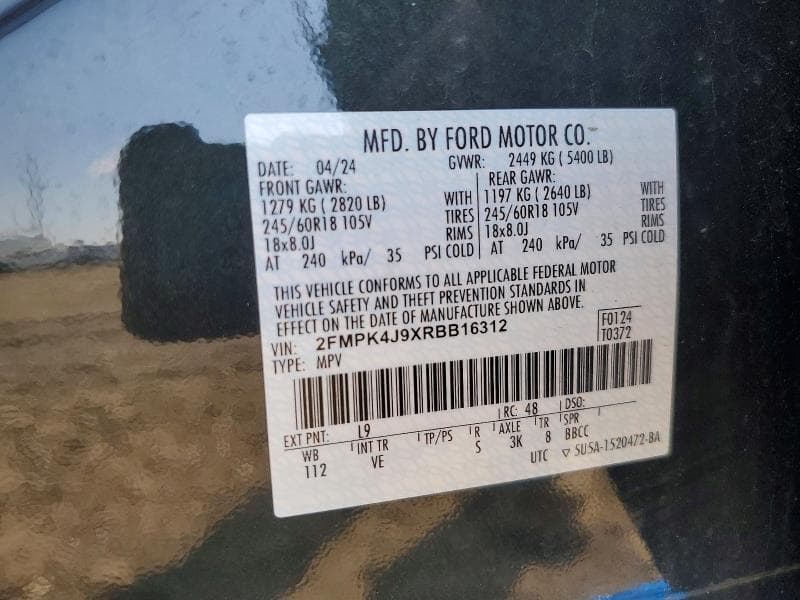 2024 FORD EDGE SEL 13