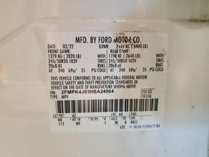 2022 FORD EDGE SEL 13