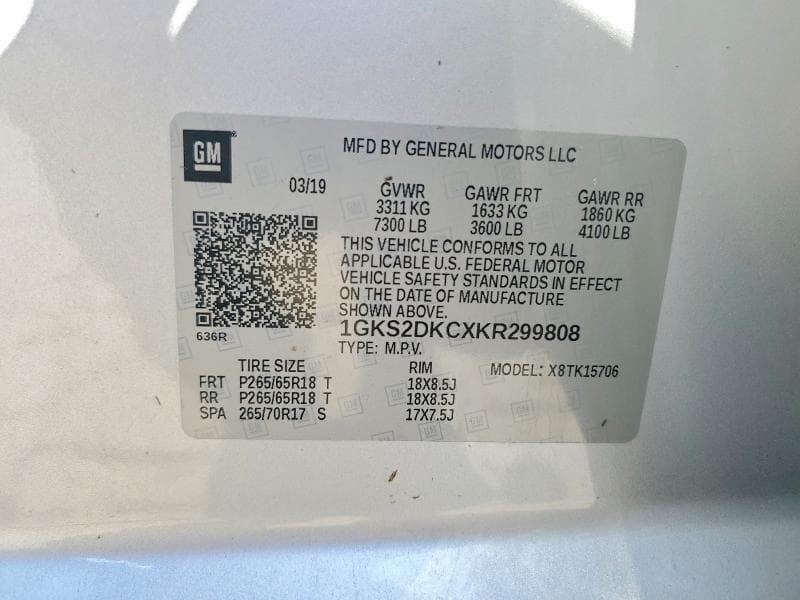 2019 GMC YUKON SLT 13