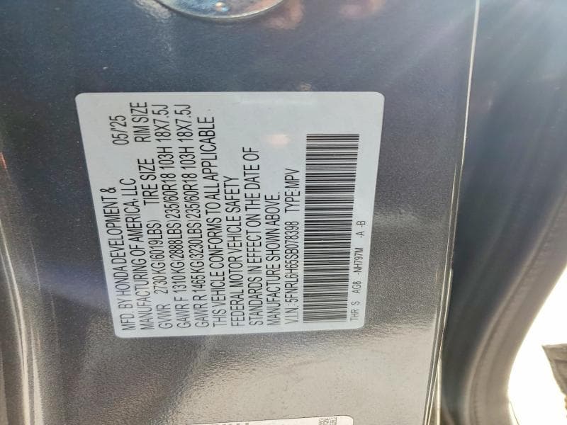 2025 HONDA ODYSSEY EXL 14
