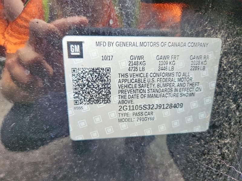 2018 CHEVROLET IMPALA LT LT 12