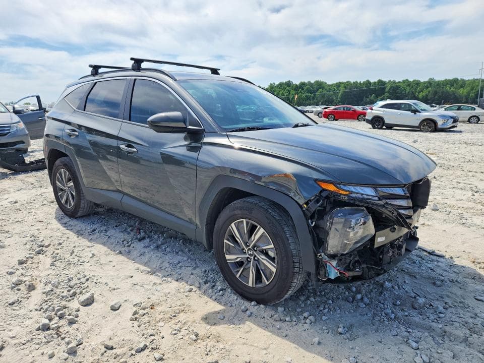 2024 HYUNDAI TUCSON BLUE 4