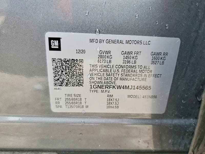 2021 CHEVROLET TRAVERSE LS 14