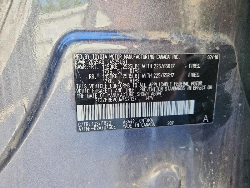 2018 TOYOTA RAV4 LE 13