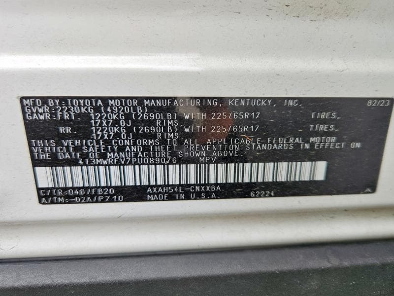 2023 TOYOTA RAV4 LE LE 13