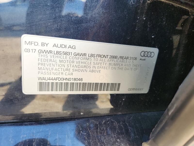 2017 AUDI A8 L QUATTRO L QUATTRO 13