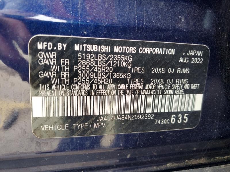 2022 MITSUBISHI OUTLANDER SE SE 13