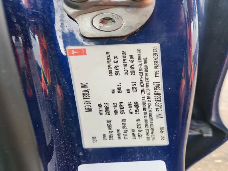2018 TESLA MODEL 3 13