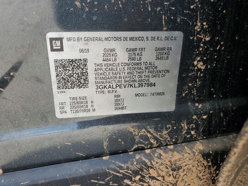 2019 GMC TERRAIN SLT 13