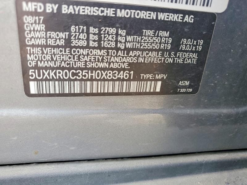 2017 BMW X5 XDRIVE35I XDRIVE35I 13