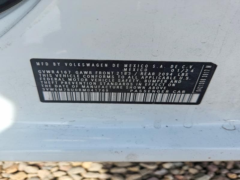 2024 VOLKSWAGEN JETTA S 12