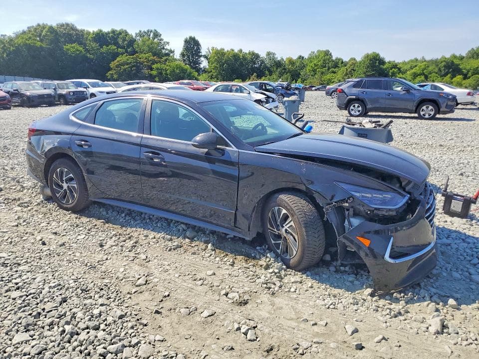 2023 HYUNDAI SONATA HYBRID BLUE 4