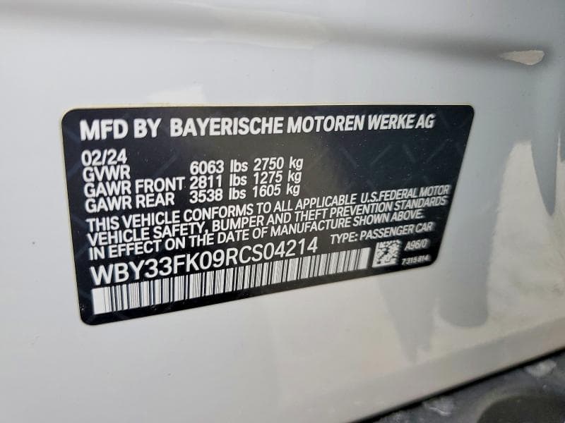 2024 BMW I5 EDRIVE 40 13