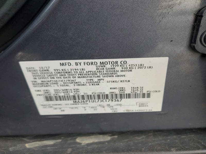 2018 FORD ECOSPORT SE SE 13