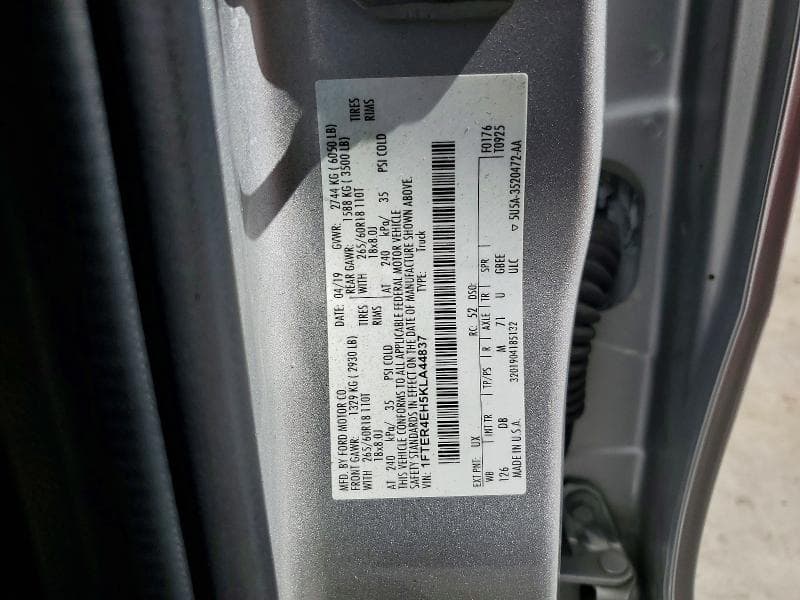2019 FORD RANGER XL 12