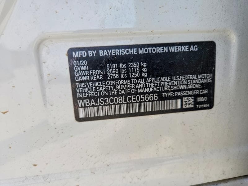 2020 BMW 540 XI 12