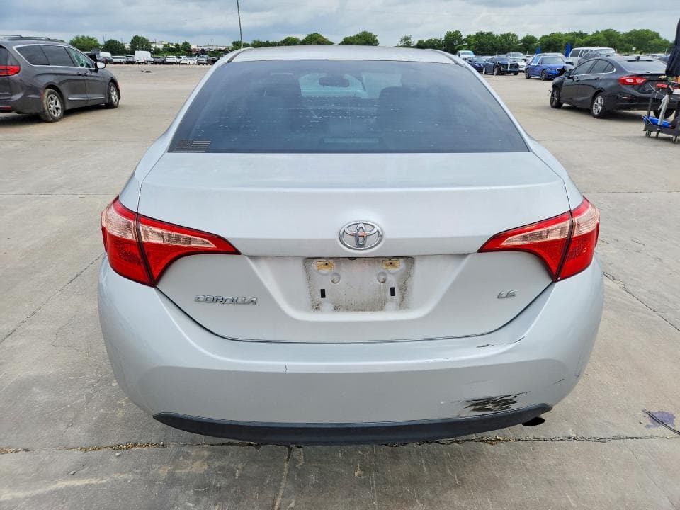 2018 TOYOTA COROLLA LE LE 6