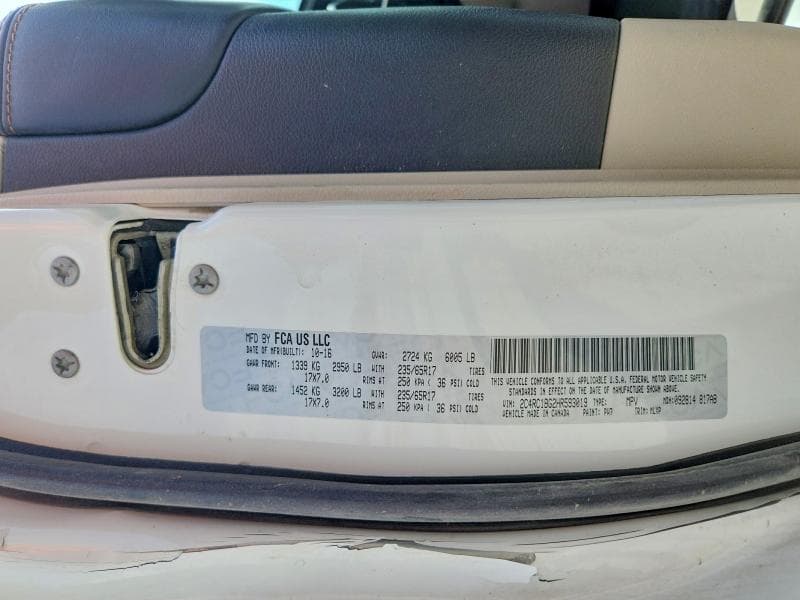 2017 CHRYSLER PACIFICA TOURING L 13