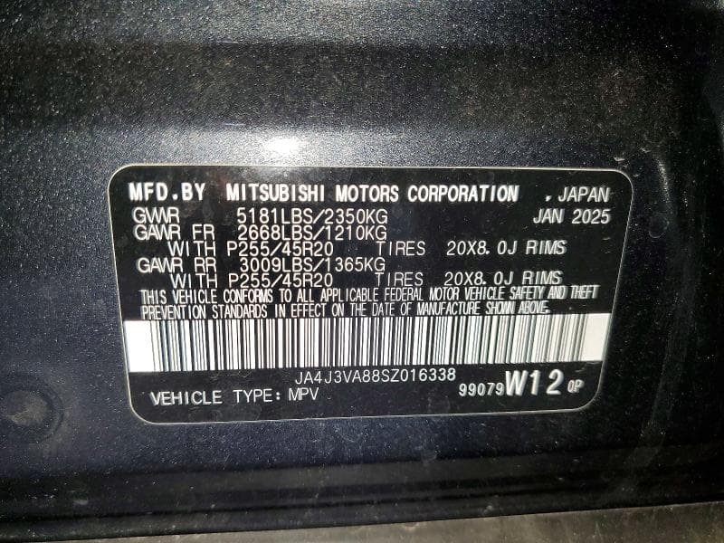 2025 MITSUBISHI OUTLANDER SE 14