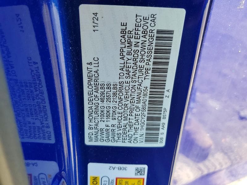 2025 HONDA ACCORD HYBRID SPORT 12