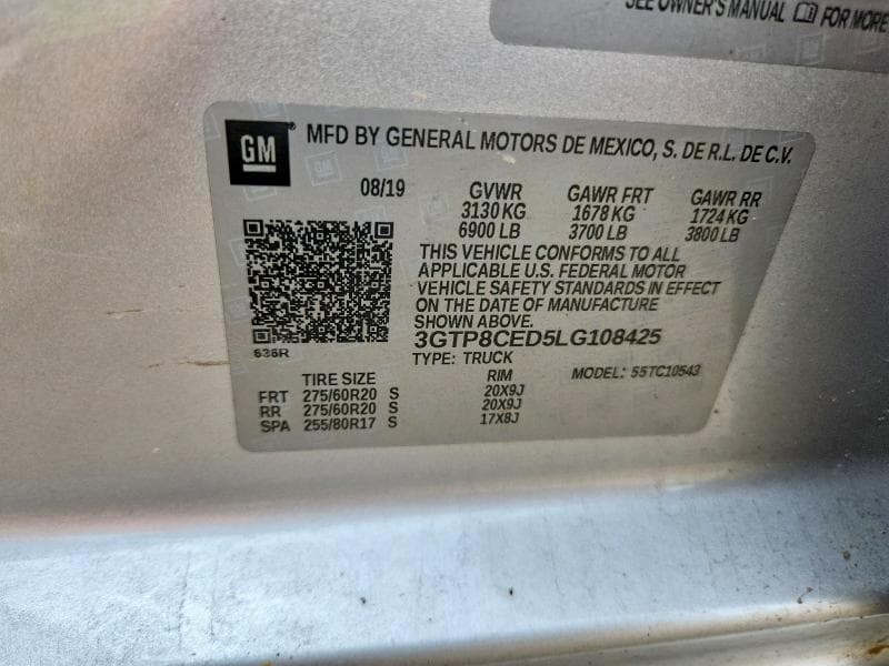 2020 GMC SIERRA C1500 ELEVATION 12