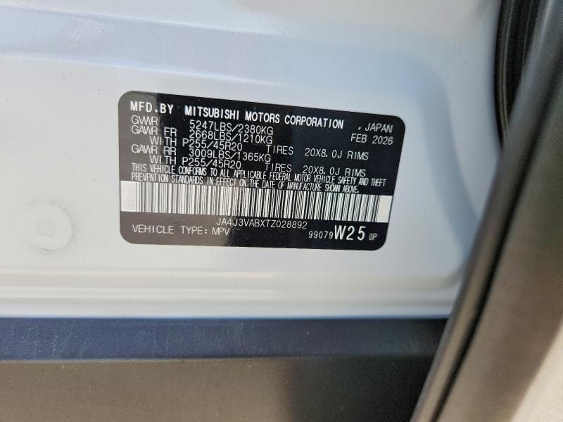 2026 MITSUBISHI OUTLANDER SE 13
