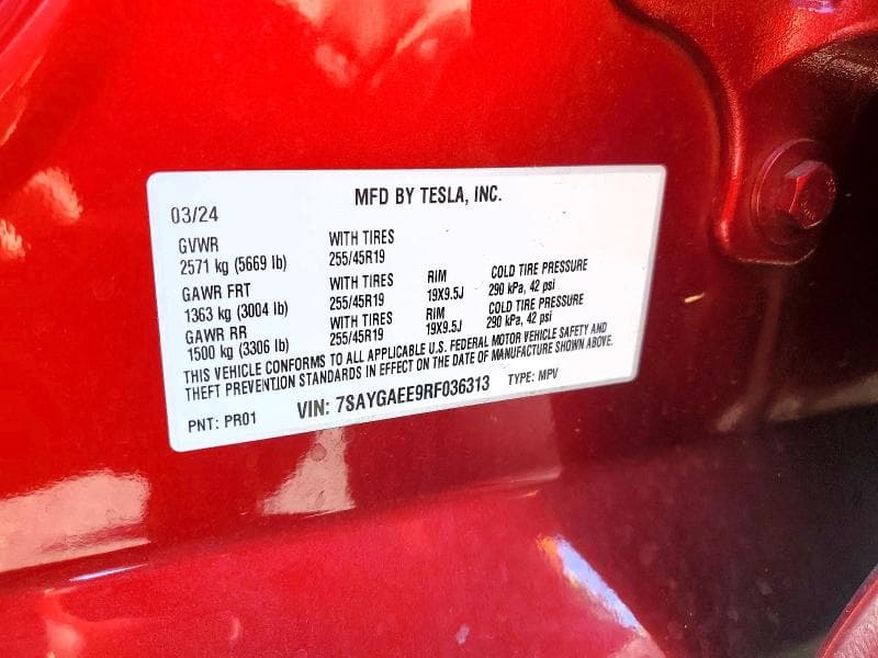 2024 TESLA MODEL Y 12