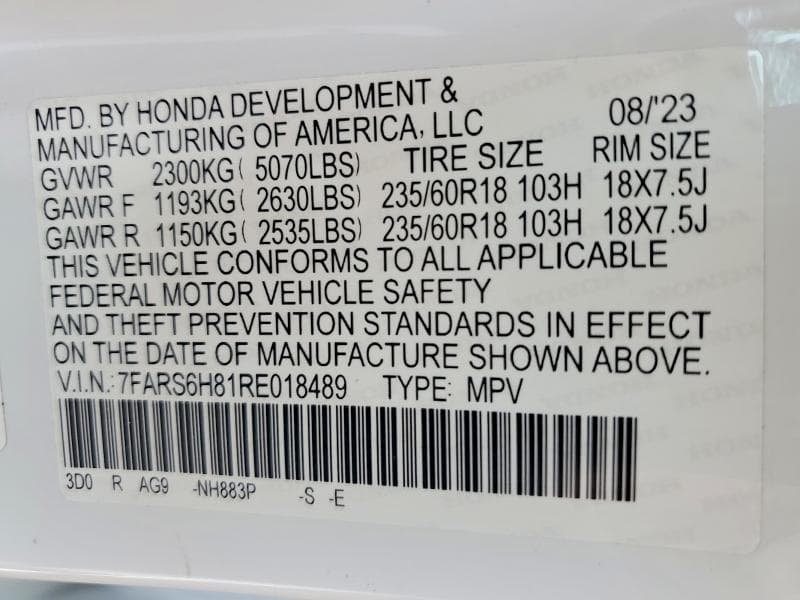 2024 HONDA CR-V SPORT-L SPORT-L 14