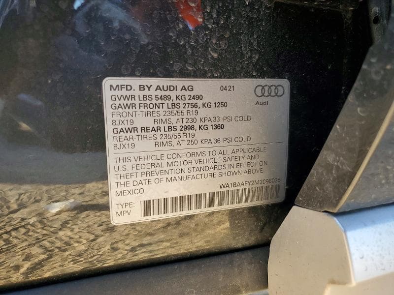 2021 AUDI Q5 PREMIUM PLUS PREMIUM PLUS 13