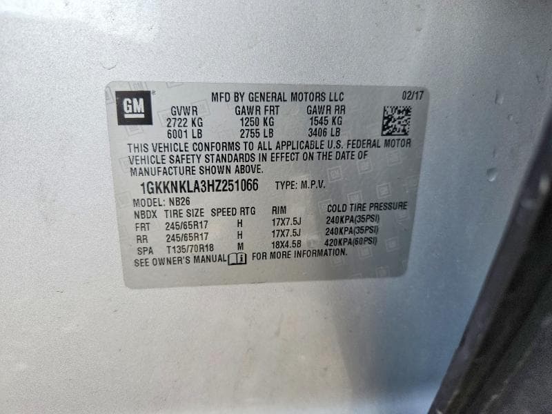 2017 GMC ACADIA SLE SLE 13