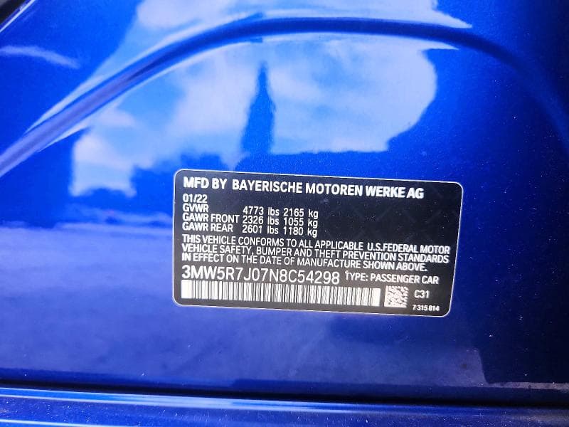2022 BMW 330XI 12