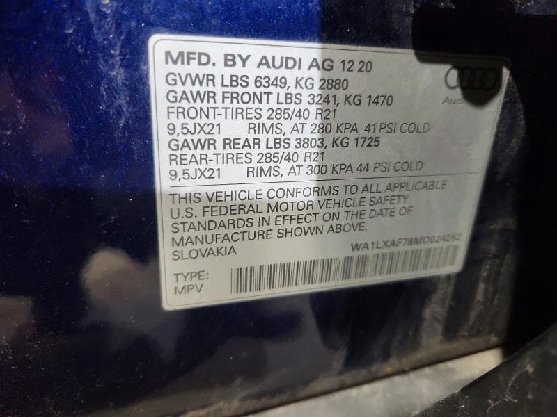 2021 AUDI Q7 PREMIUM PLUS 14