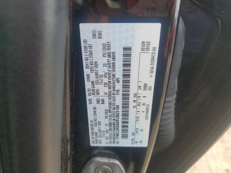 2023 FORD ESCAPE ACTIVE 12