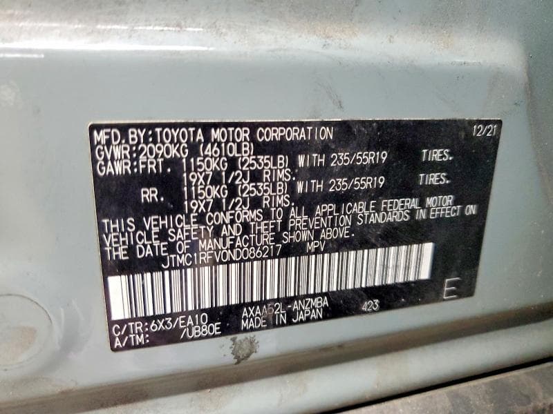 2022 TOYOTA RAV4 XLE PREMIUM XLE PREMIUM 13