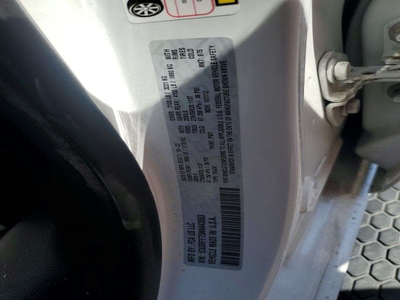 2022 RAM 1500 BIG HORN BIG HORN 12