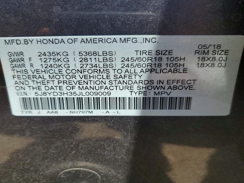 2018 ACURA MDX 12